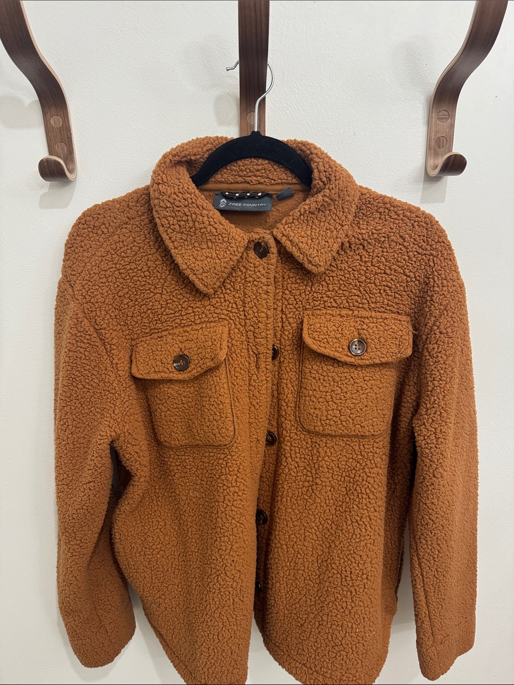 Free Country Women's Rust Teddy Sherpa Jacket